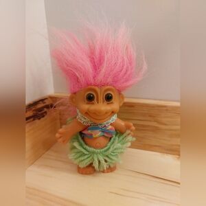 Vintage Hawaiian Hula Troll Doll